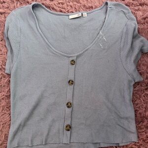 SO Light Blue Button-Down Shirt